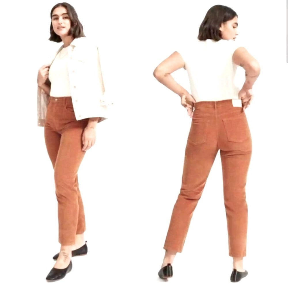 EVERLANE Baby Cord Cheeky Crop Corduroy‎ Pants Size 31
